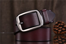 Genuine Cowhide leather belts for men. Fancy  vintage.