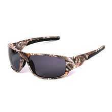 Camo frame polarized sunglasses. Goggle men's. UV400.