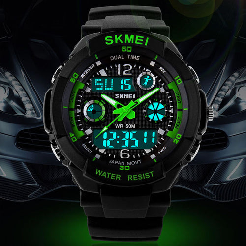 Afraid get wet in the rain? get wet when you wash face? No problem man! this watch is for you. SHOP NOW!